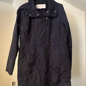 Women's Black Quilted Coat